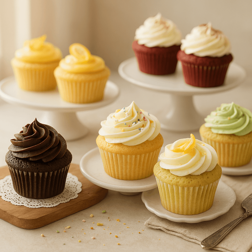 Cupcakes auf Desserttable